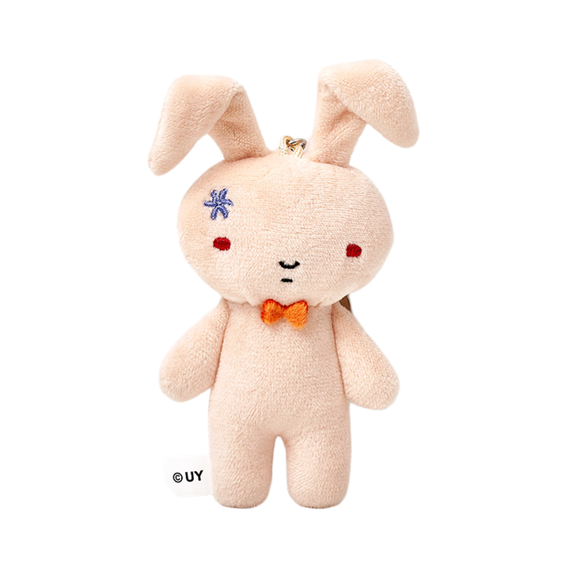 대원미디어 짱구는못말려 잠옷친구들 인형 키링 앵그리 유리토끼(Daewonmedia Crayon Shin Chan Pajama Friends Plush Doll Keyring Smile Angry Bunny) - 1
