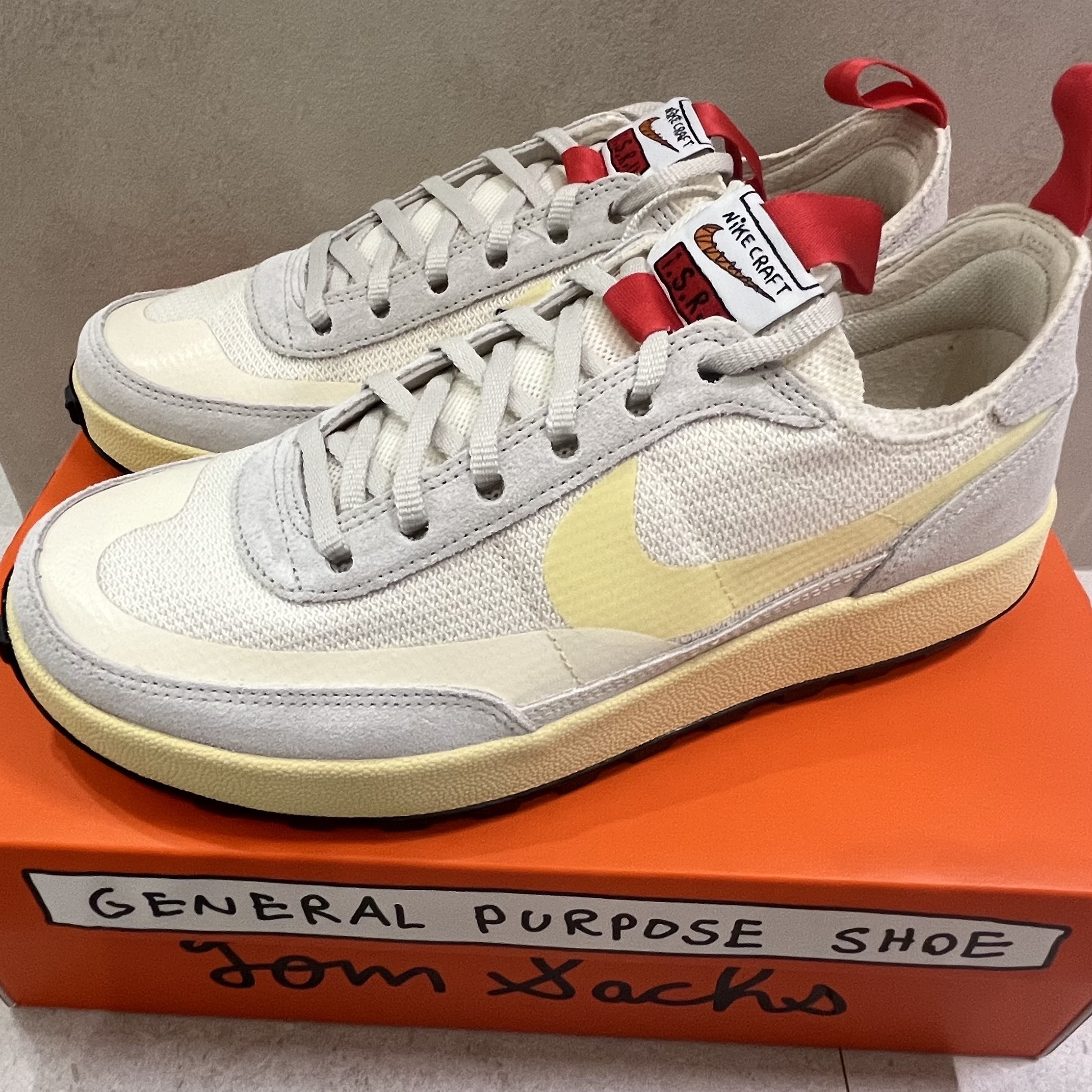 Nike x Tom Sachs General Purpose Shoe Grey Yellow 착용 스타일 - 1