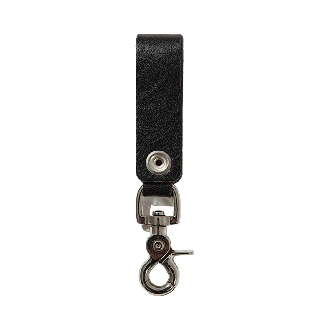 루이스 레더 베지터블 카우 벨트 루프 키링 엠케이 2 블랙(Lewis Leathers Vegetable Cow Hide Belt Loop Key Ring MK.2 Black) - 2