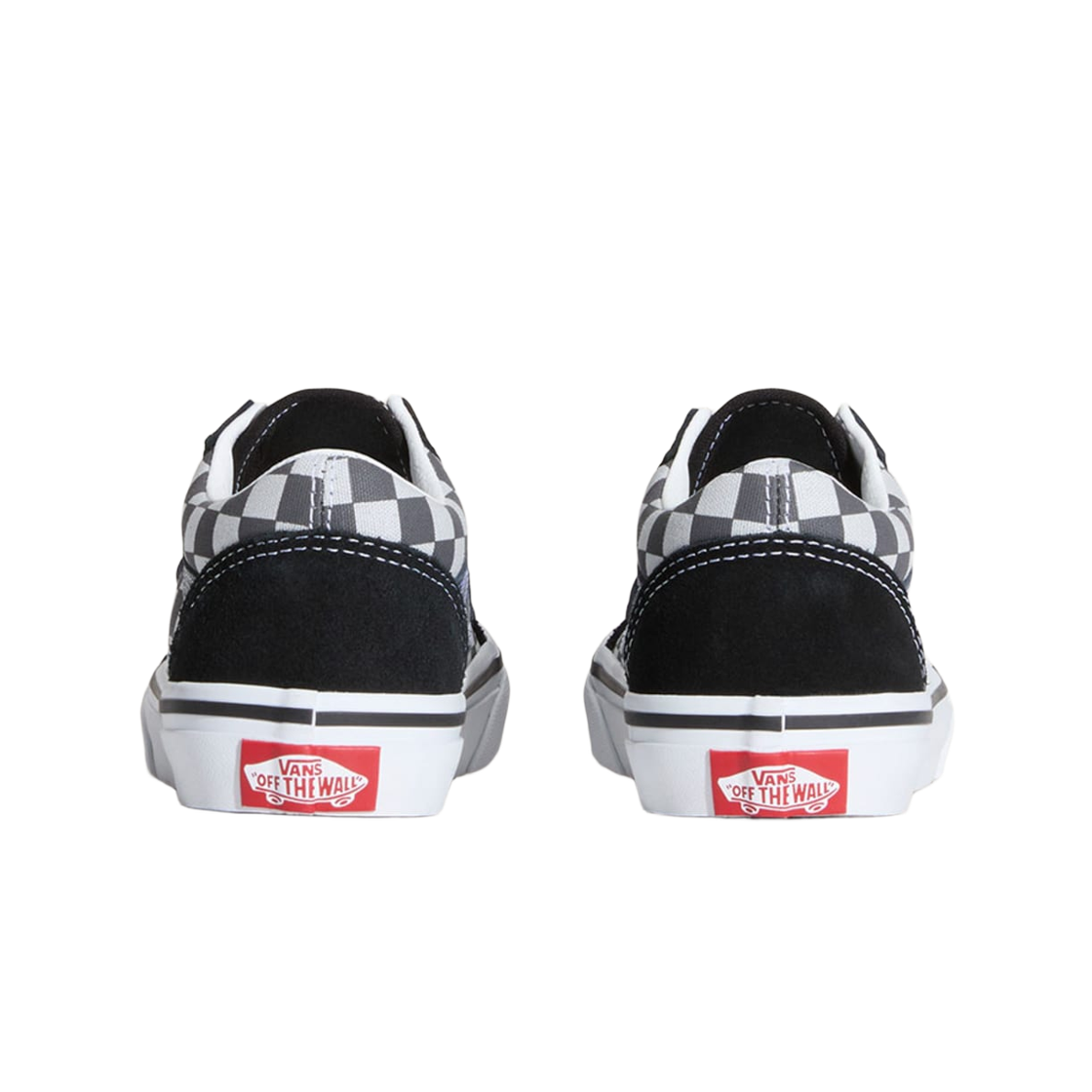 (키즈) 반스 올드스쿨 토날 체크 블루 블랙((Kids) Vans Old Skool Tonal Check Blue Black) - 2