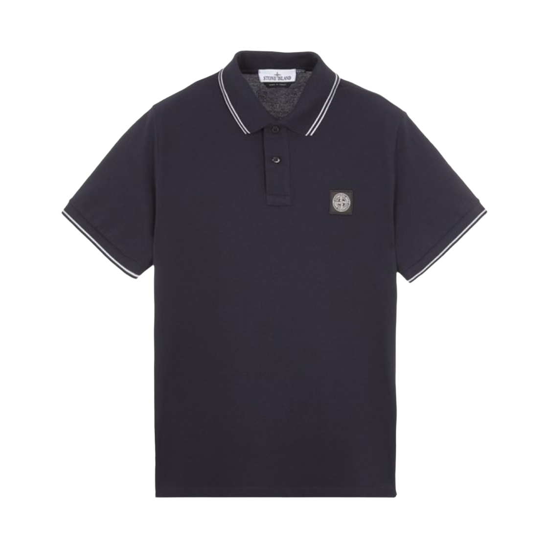 80152SC18 A0020 24S [25% 쿠폰] Stone Island 2SC18 Stretch Cotton Pique Short Sleeve Polo Shirt Navy Blue - 24SS