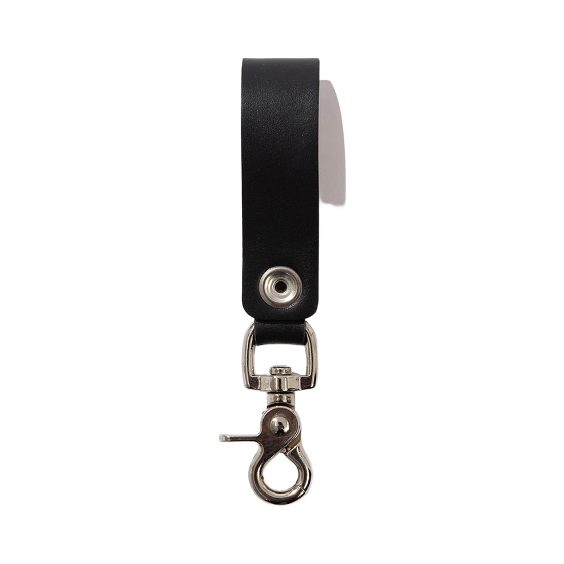 루이스 레더 벨트 루프 키링 엠케이 2 블랙 & 옐로우(Lewis Leathers Belt Loop Key Ring MK.2 Black & Yellow) - 2
