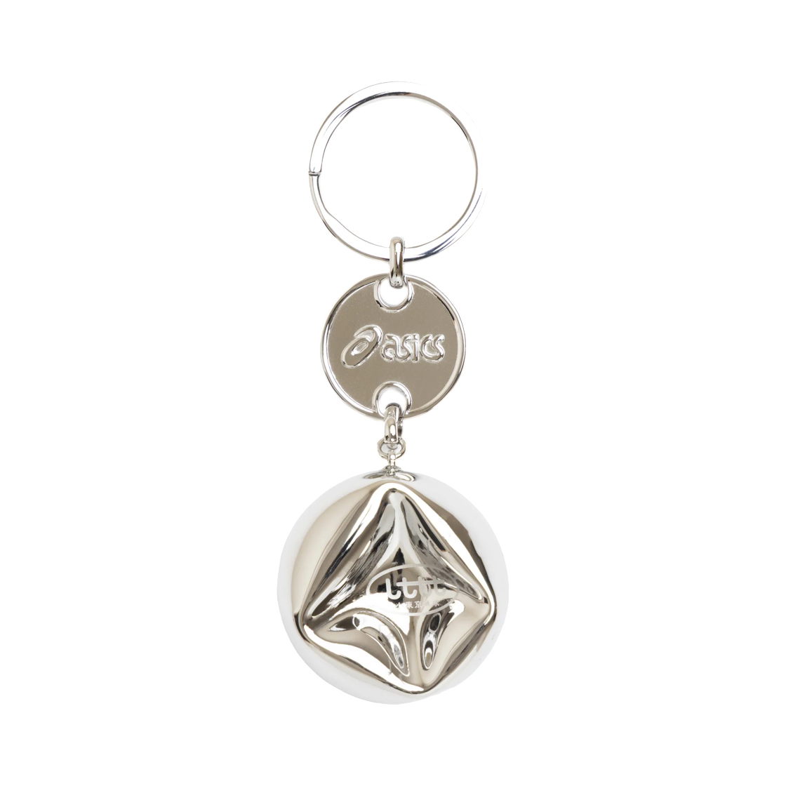 리틀 도쿄 테이블 테니스 x 아식스 크러쉬드 볼 키체인 실버(LTTT x Asics Crushed Ball Keychain Silver)
