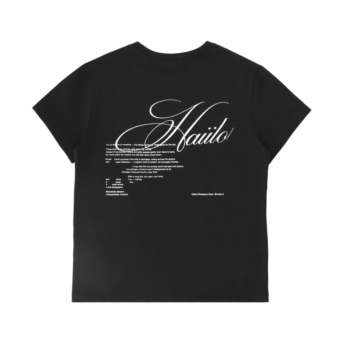 헤일로 시티 마일 티 스탬프 블랙(HAiiLO City Mile Tee Stamp Black) - 2