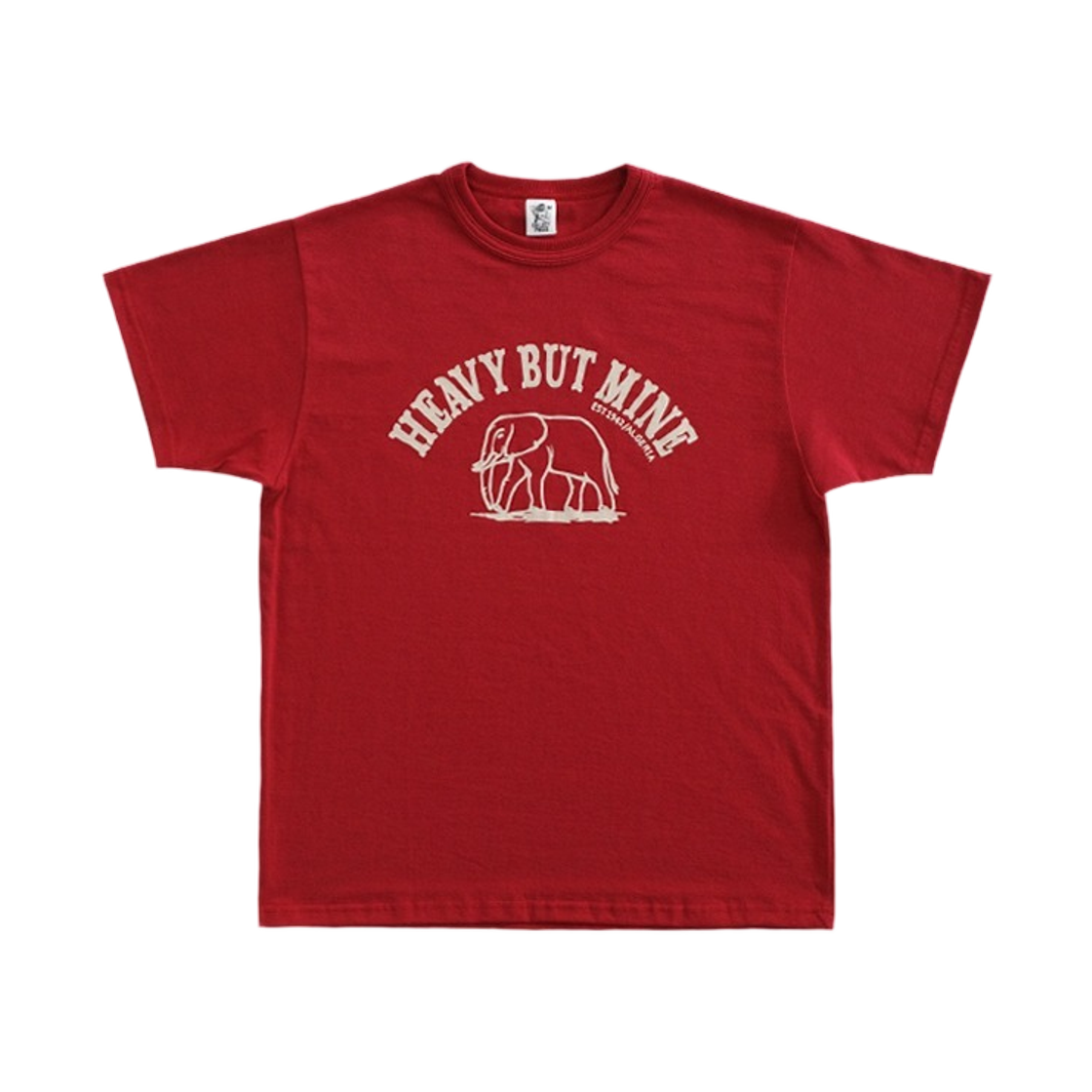 컬렉트 피시스 헤비 벗 마인 티셔츠 레드(Collect Pieces Heavy But Mine T-Shirt Red) - 1
