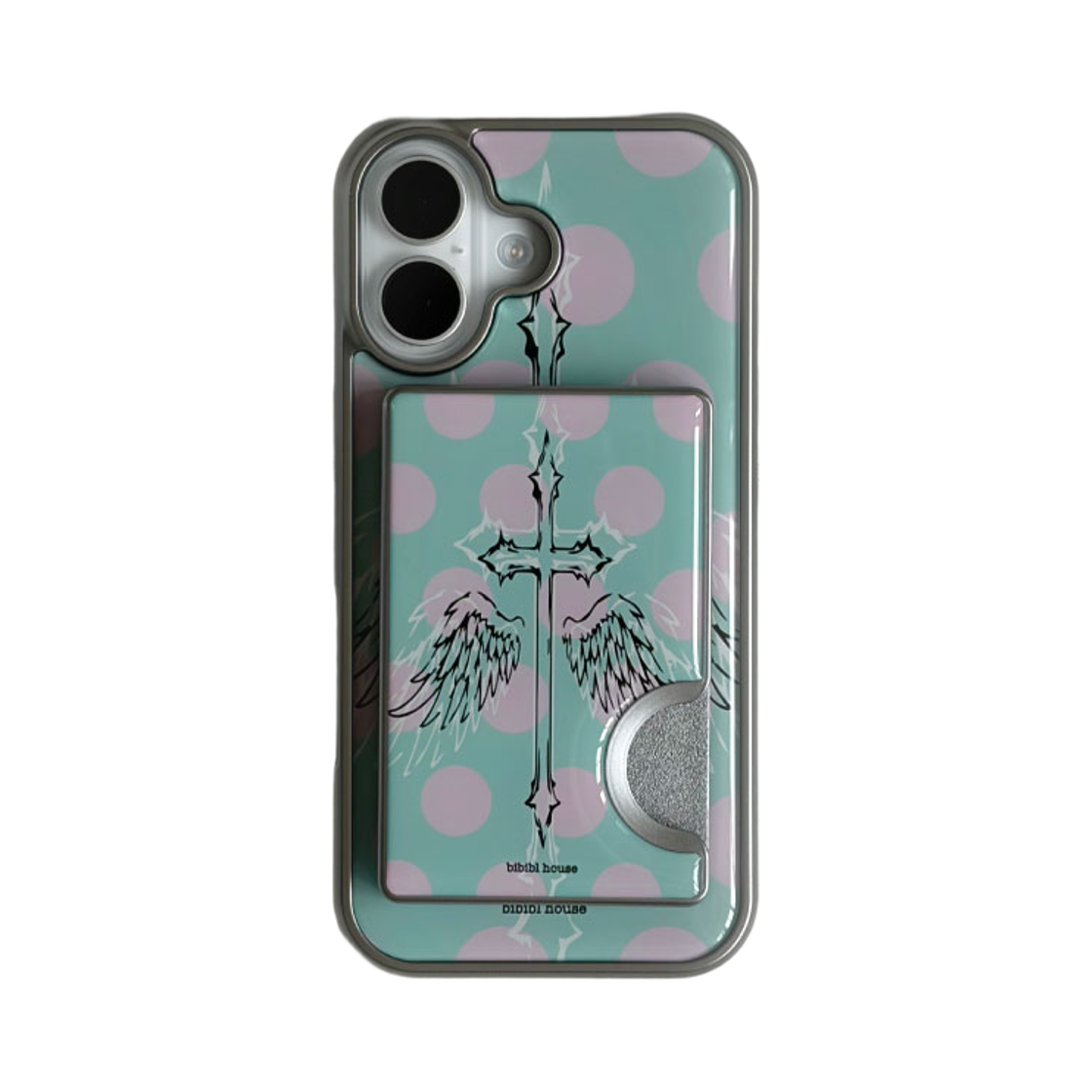 b132 BIBIBL HOUSE MagSafe Pink Wings Phone Case