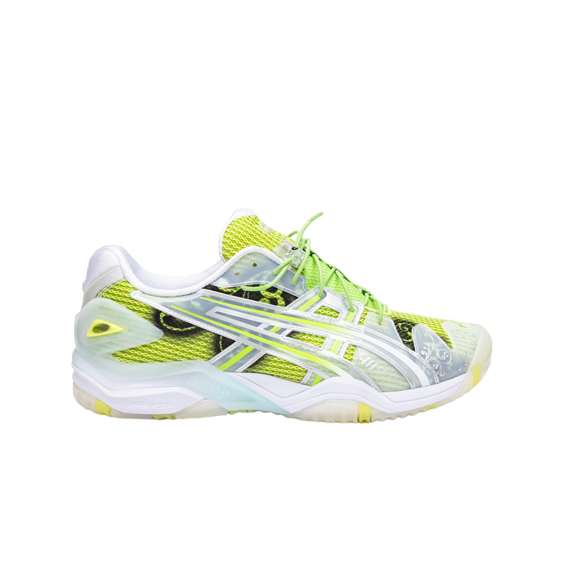 1203B186-300 Asics x LTTT Gel-Resolution 5 Parrot Green Pure Silver