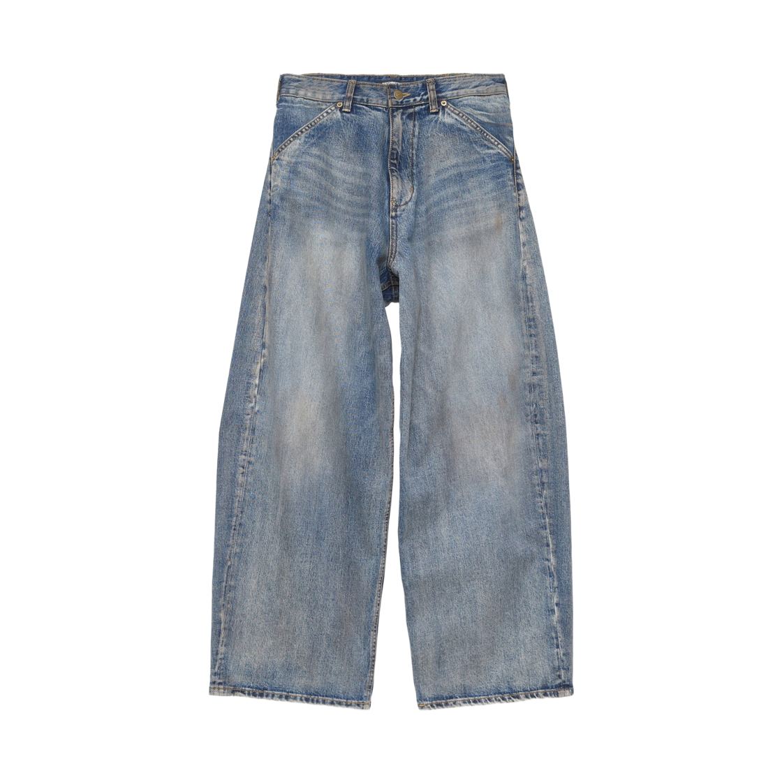 - Hatchingroom Wide Curve Jeans Faded Blue