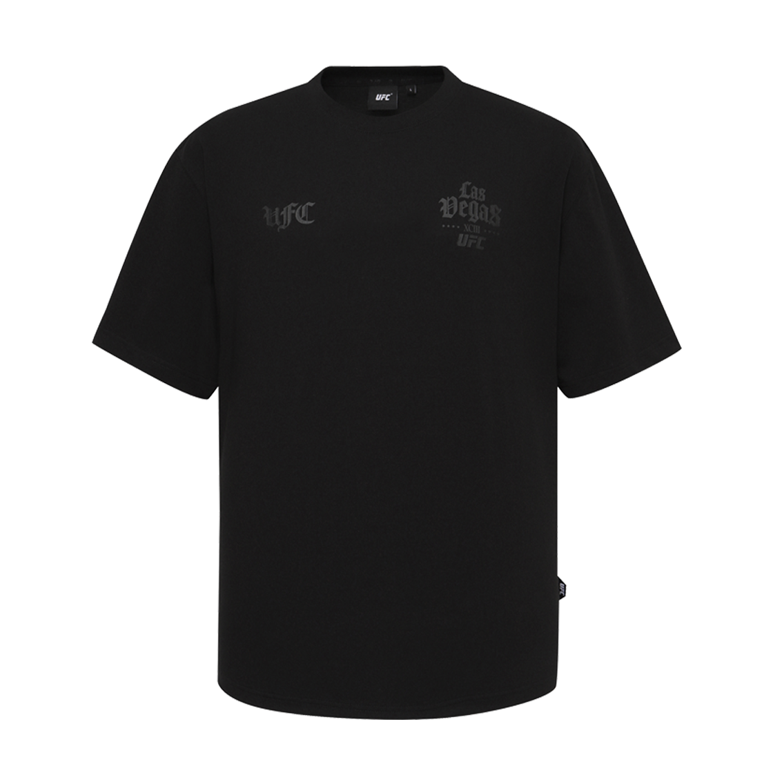 유에프씨 스포츠 고딕 라스베가스 릴렉스핏 반팔 티셔츠 블랙 U2SSX3302BK(UFC SPORT Gothic Las Vegas Relaxed Fit Ss Black)