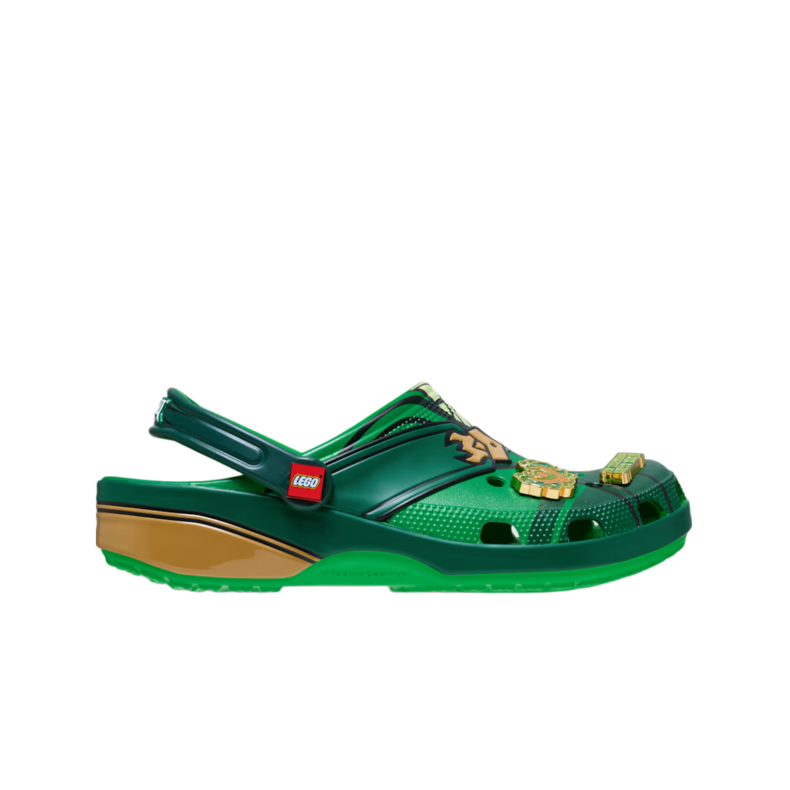 213553-90H Crocs x Lego Ninjago Classic Clog Green Multi