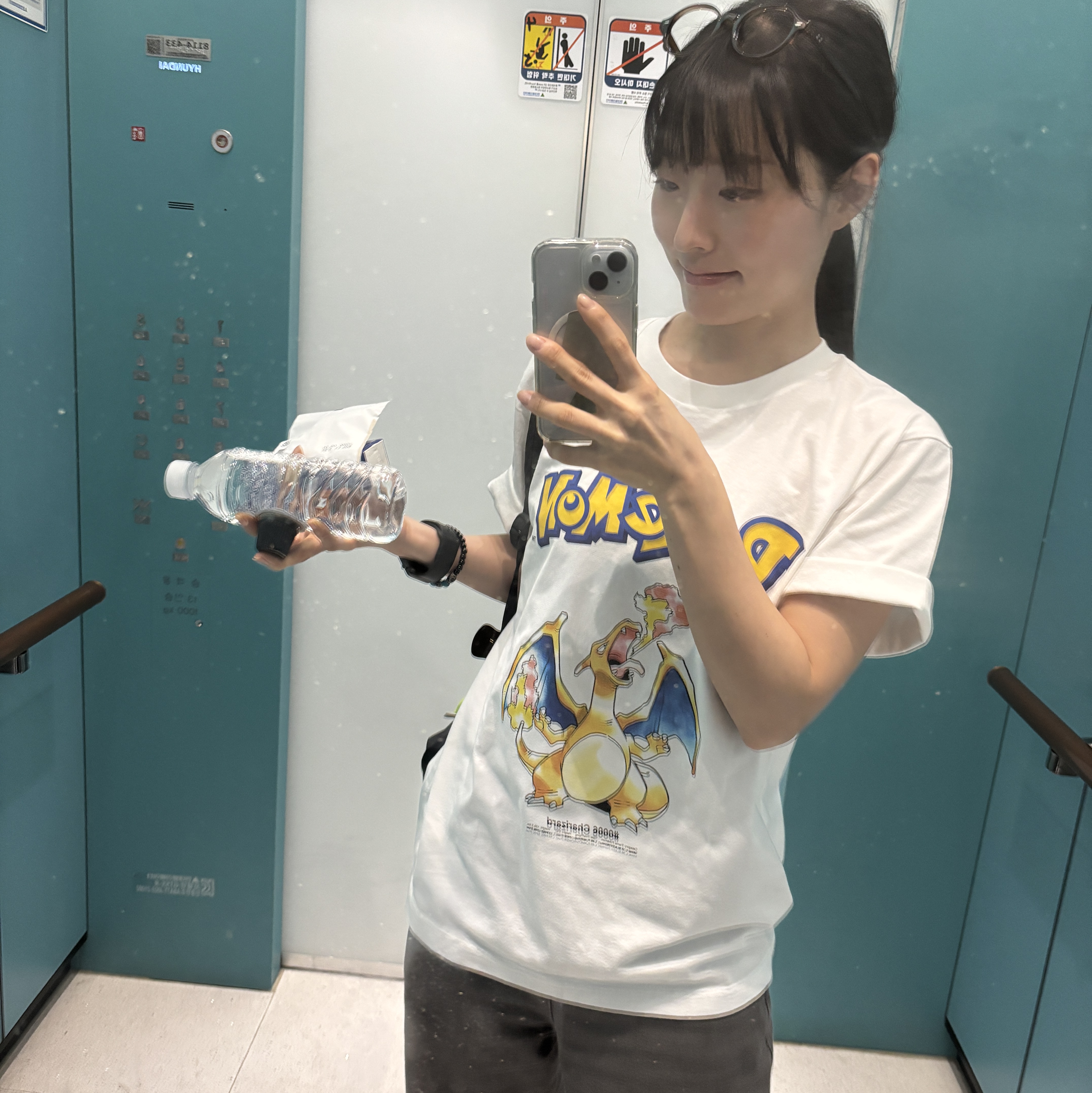 Uniqlo UT x Pokemon Graphic T-Shirt 1A White 착용 스타일 - 2