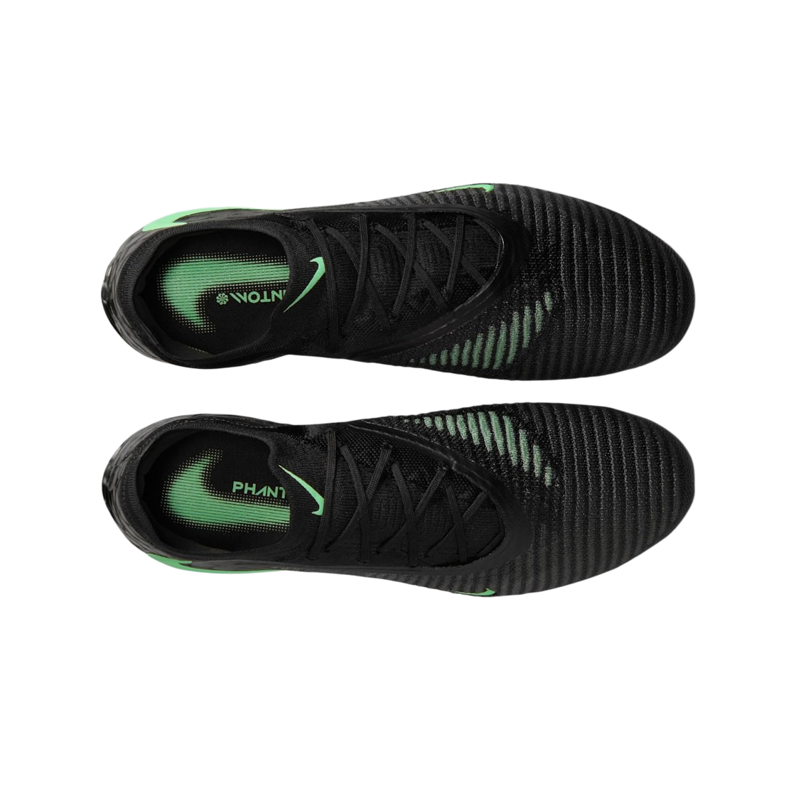 나이키 팬텀 6 로우 엘리트 FG 블랙 일루젼 그린(Nike Phantom 6 Low Elite FG Black Illusion Green) - 2
