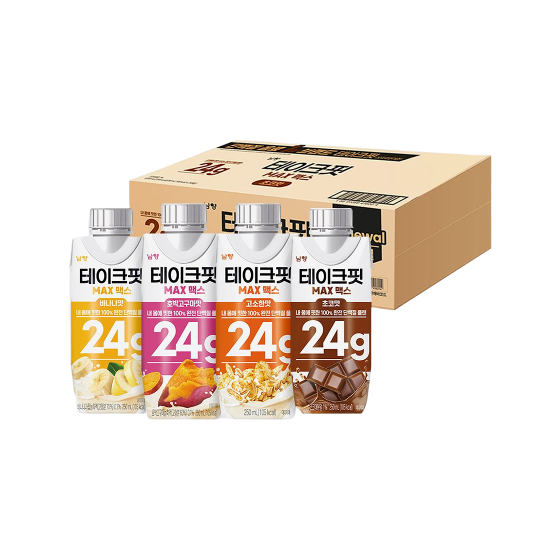 테이크핏 맥스 4종 24팩 골라담기 ( 택 1 )(Takefit Max 4-Flavor 24 Pack (Select 1))
