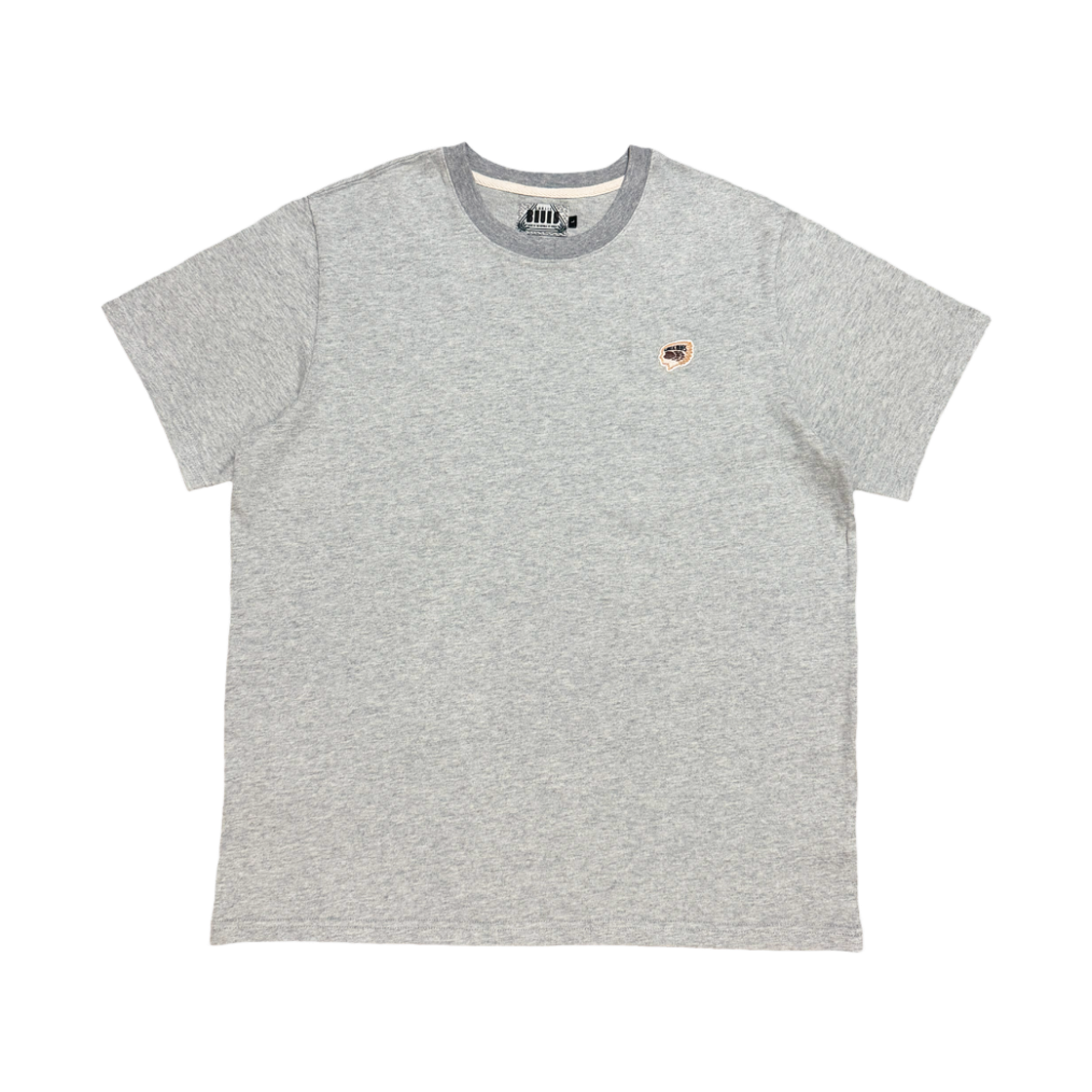 갈릭블루스 휴먼 X 풋프린트 아플리케 티셔츠 그레이(GARLICBLUES HUMAN X FOOTPRINT Appliqué T-Shirt Gray) - 2