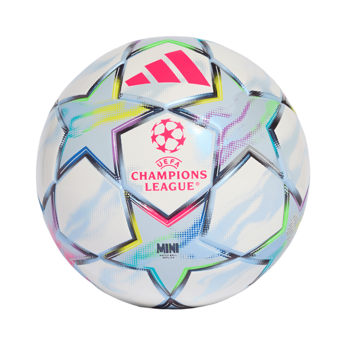 아디다스 UEFA 챔피언스 리그 26/27 미니 볼 화이트 멀티컬러(Adidas UEFA Champions League 26/27 Mini Ball White Multicolor)