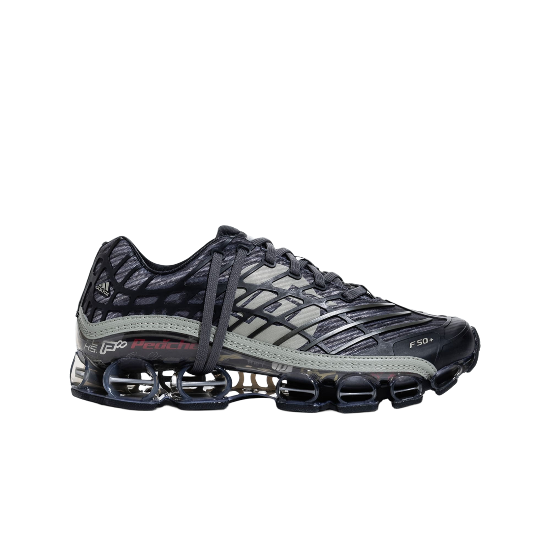 아디다스 x 피치스 메가라이드 F50 코어 블랙 실버 페블(Adidas x Peaches Megaride F50 Core Black Silver Pebble) - 1
