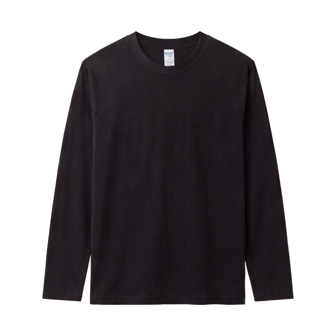 76400_Black Gildan Premium Cotton Long Sleeve T-Shirt Black