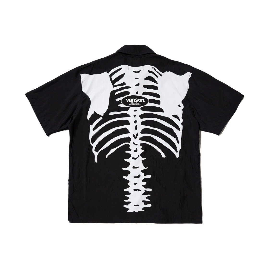 벤슨 레더 오리지날 본 하와이안 셔츠 블랙(Vanson Leathers Original Bone Hawaian Shirt Black) - 2