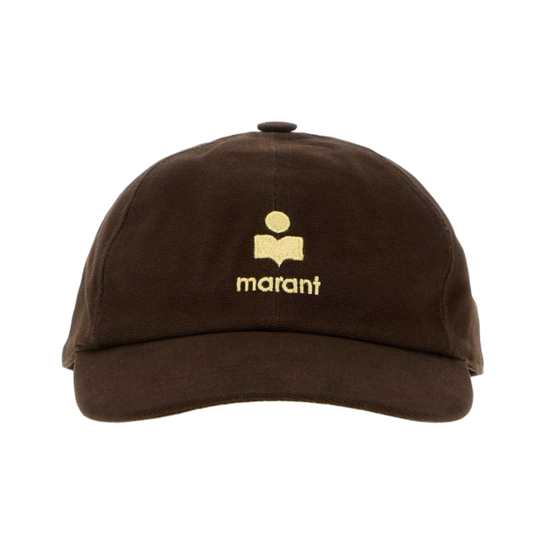 이자벨 마랑 토마스 캡 자수 코튼 캔버스 초콜릿 버터(Isabel Marant Tomas Cap Embroidered Cotton Canvas Chocolate Butter)