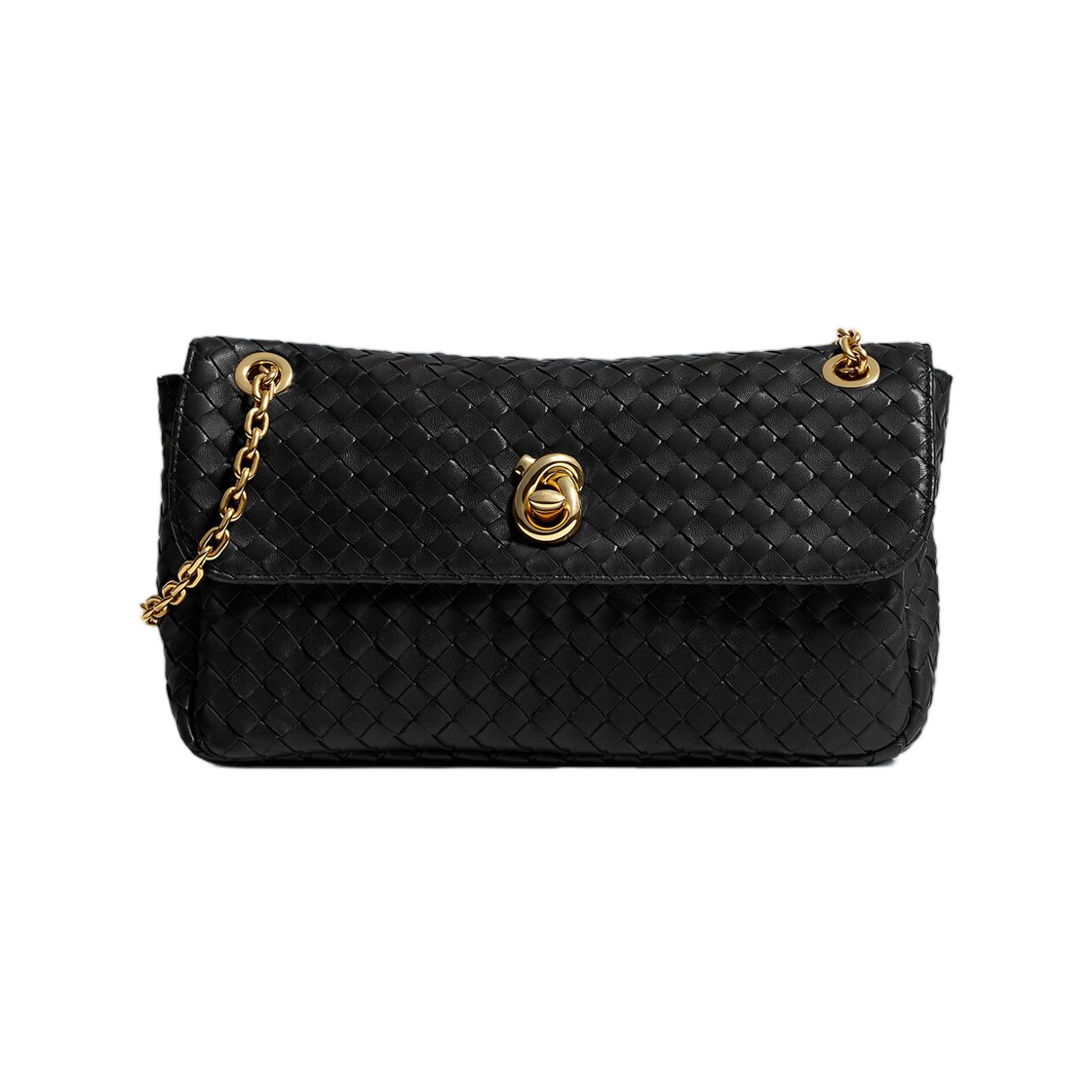A008QVV6JG01019 Bottega Veneta Small Madison Black