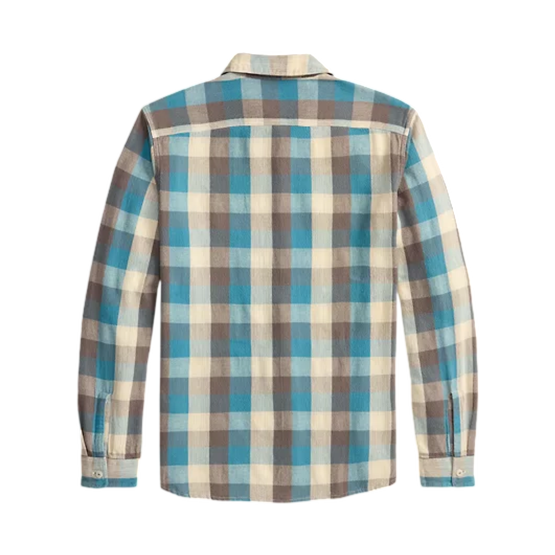 더블알엘 플래드 트윌 워크셔츠 블루 화이트(Double RL Plaid Twill Workshirt Blue White) - 2