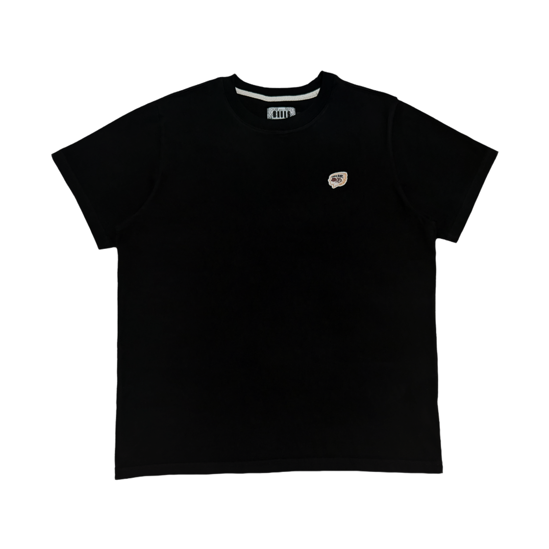 갈릭블루스 휴먼 X 풋프린트 아플리케 티셔츠 블랙(GARLICBLUES HUMAN X FOOTPRINT Appliqué T-Shirt Black) - 2