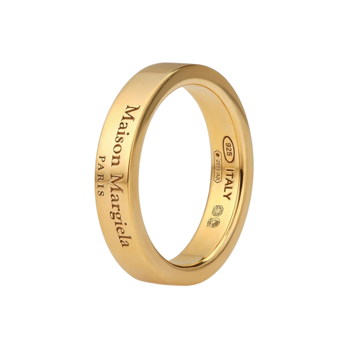 메종 마르지엘라 아넬로 콘 로고 링 골드(Maison Margiela Anello Con Logo Ring Gold)