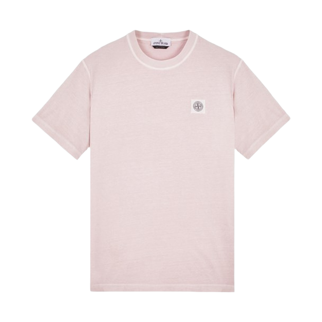 801523757 V0180 24S [25% 쿠폰] Stone Island 23757 Short Sleeve Organic Cotton T-Shirt Pink - 24SS