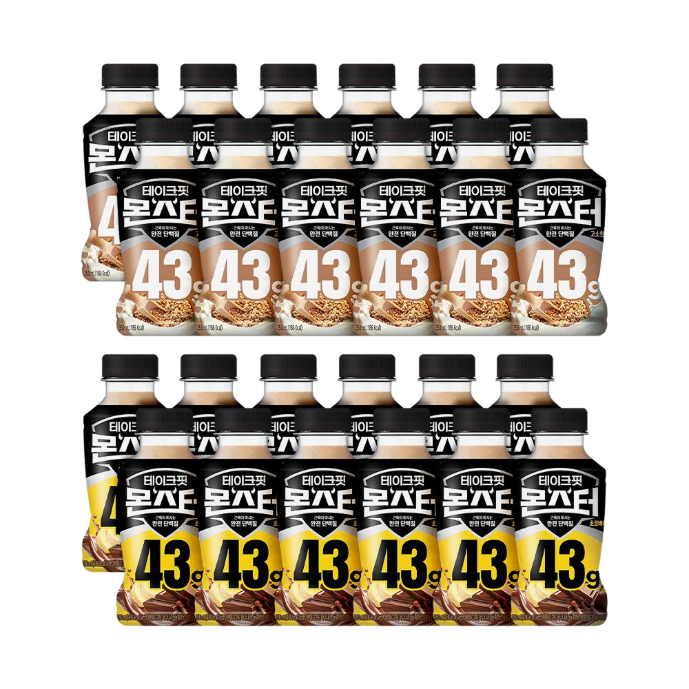 테이크핏 몬스터 2종 24팩 골라담기 ( 택 1 )(Takefit Monster 2-Flavor 24 Pack (Select 1))