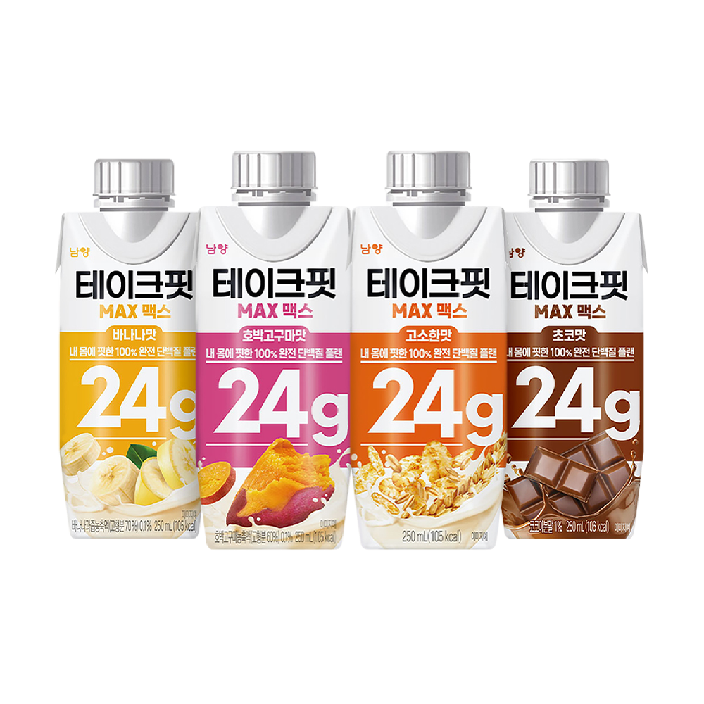 테이크핏 맥스 4종 9팩+9팩 총 18팩 골라담기 ( 택 2 )(Takefit Max 4-Flavor 9 Pack + 9Pack (Select 2)) - 1
