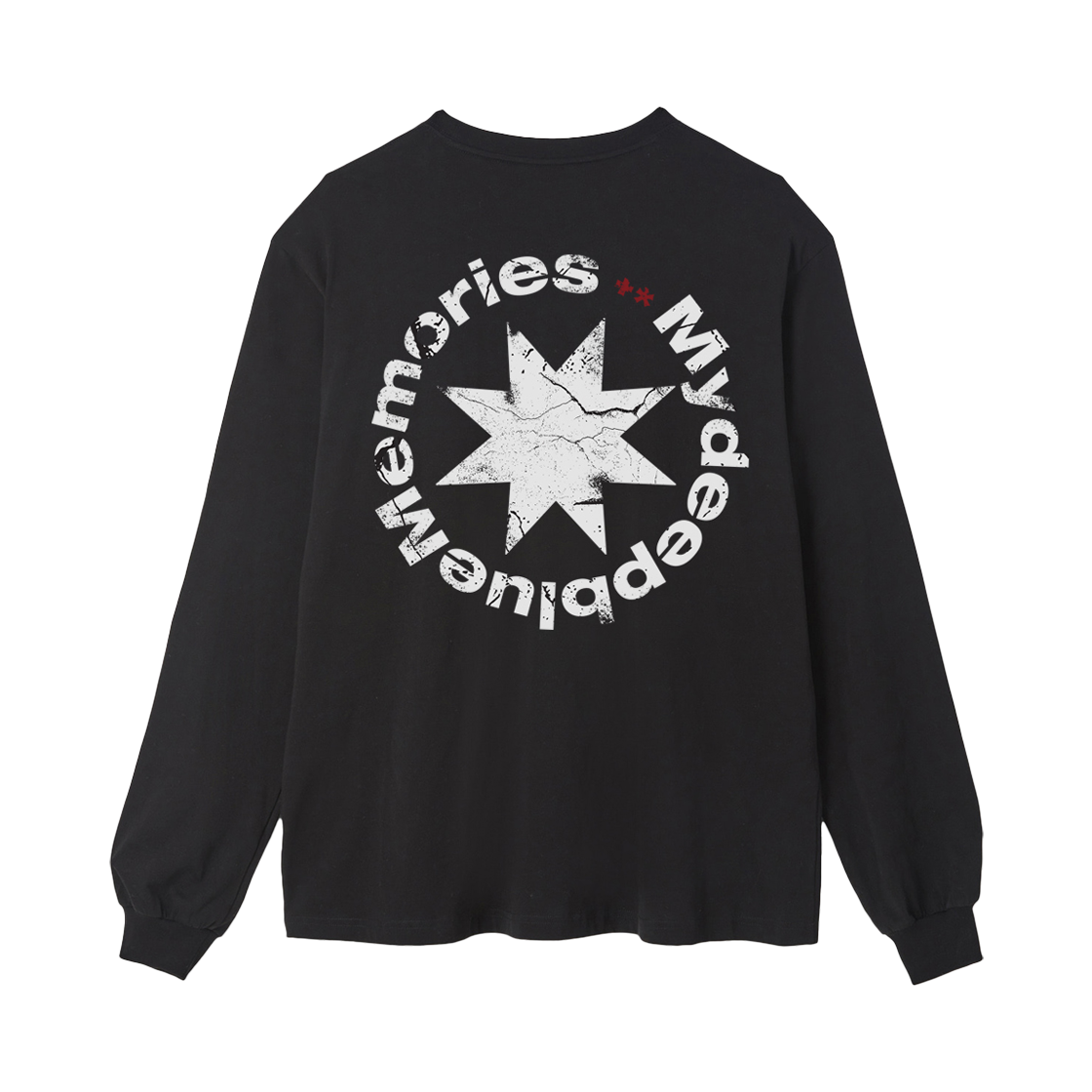 26072710 MydeepblueMemories Mm Round Logo Long Sleeve Black