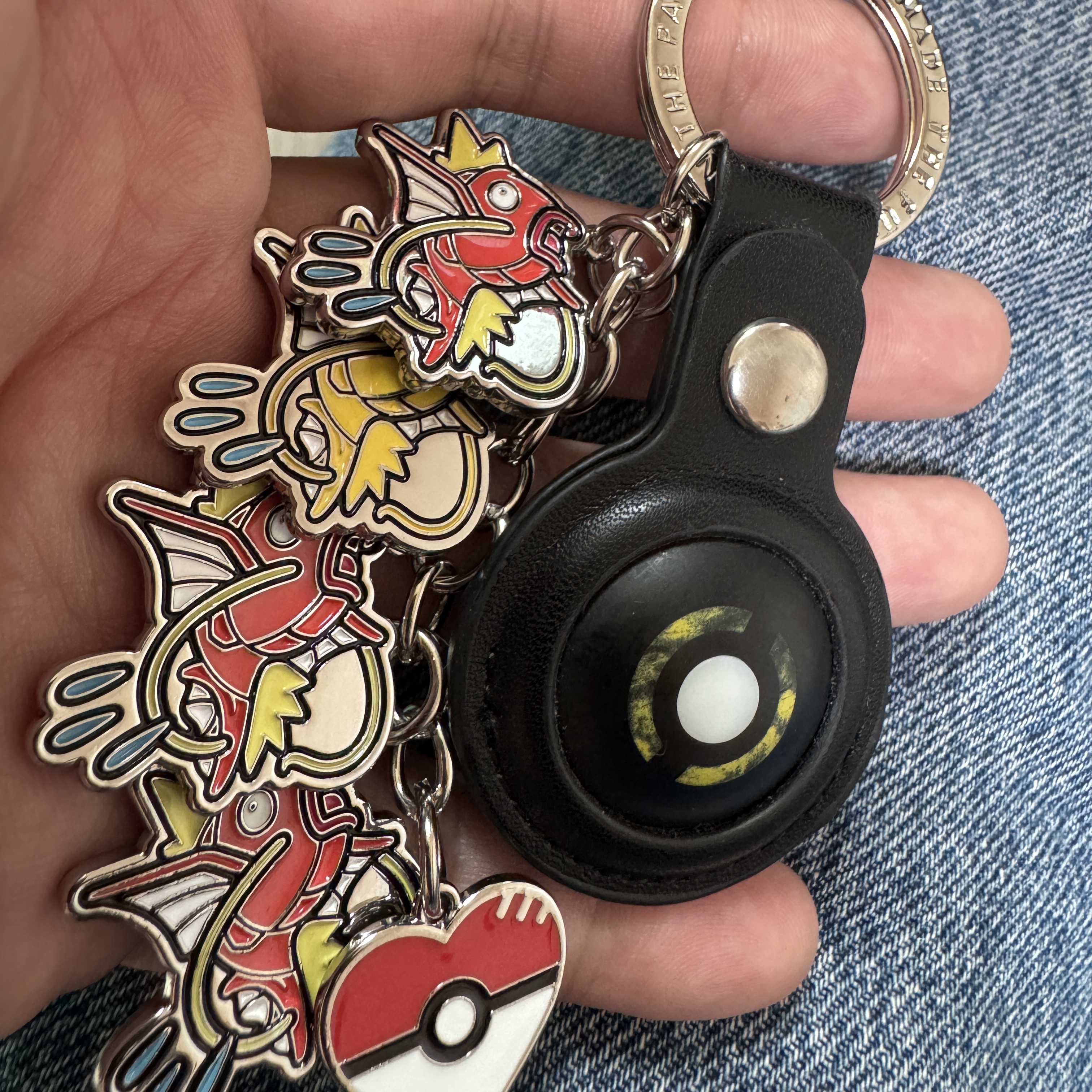 Human Made x Pokemon Made Key Charm Silver 착용 스타일