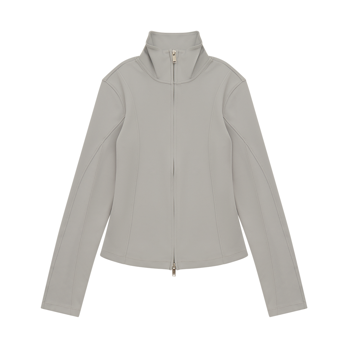 #easy2 이지 투웨이 절개 집업자켓 TONE OF YOU Easy Collection Light Mint Gray Color Two-Way Zip-Up Jacket