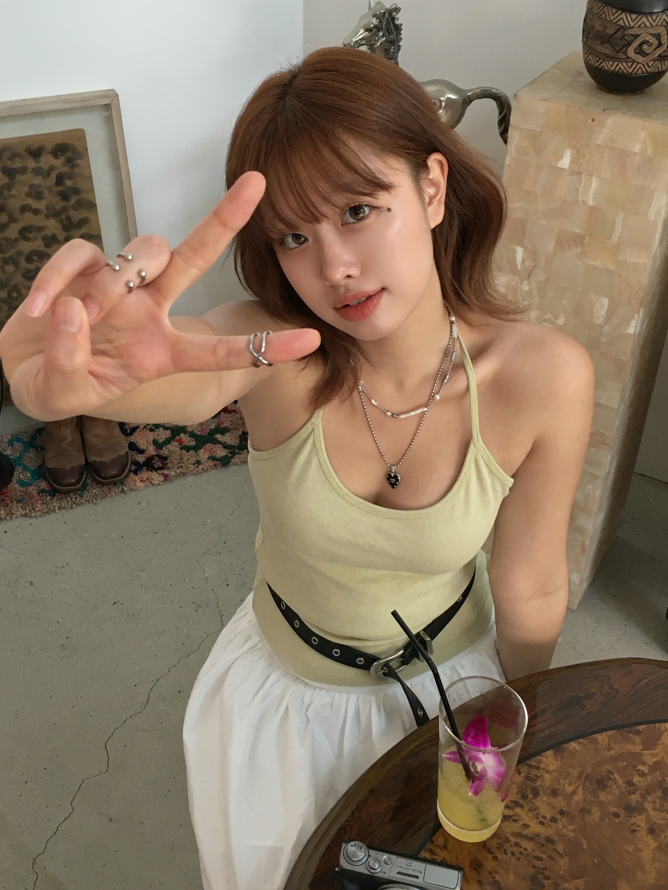 Riomeu Pinocchio Necklace 착용 스타일 - 4