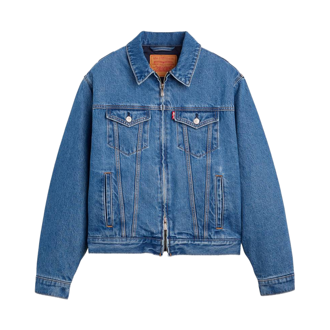 005RH0000 Levi’s x Sky High Farm Goods Trucker Jacket Rinse Medium Wash