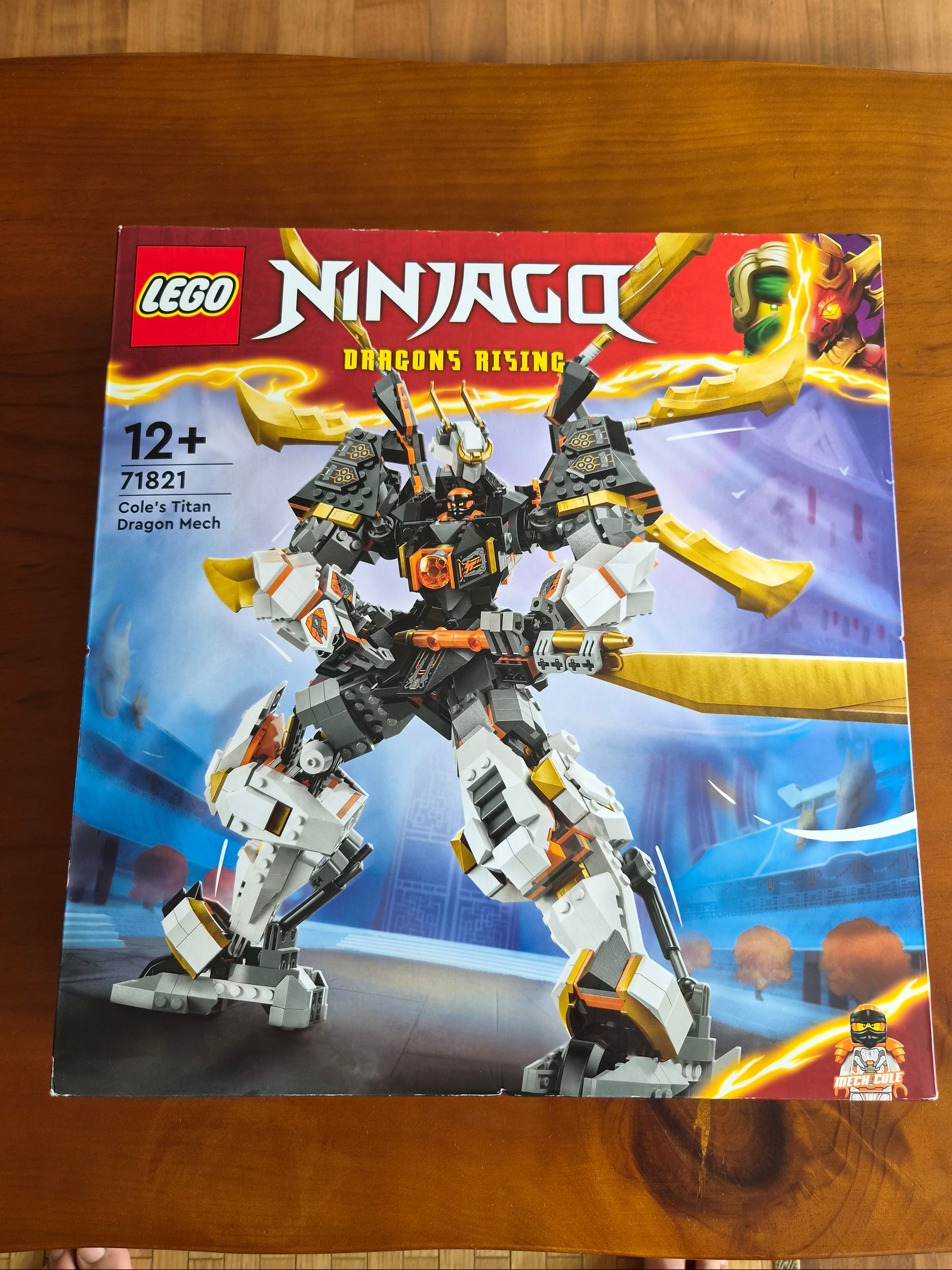Lego Ninjago Cole's Titan Dragon Mech 착용 스타일 - 3