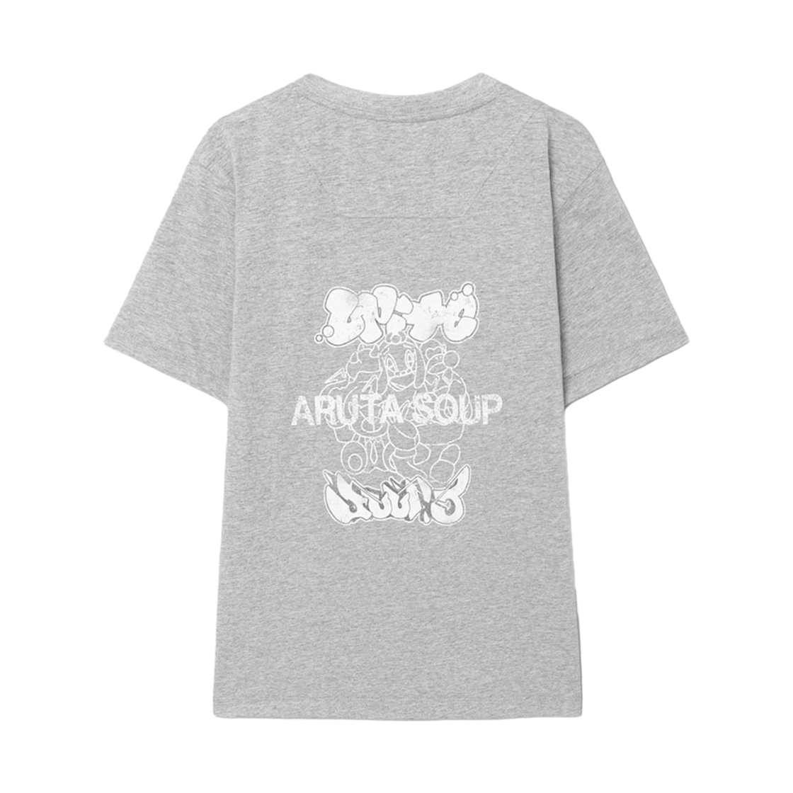 JW6842W093 JUUN.J x ARUTA SOUP Slimfit T-shirts Grey