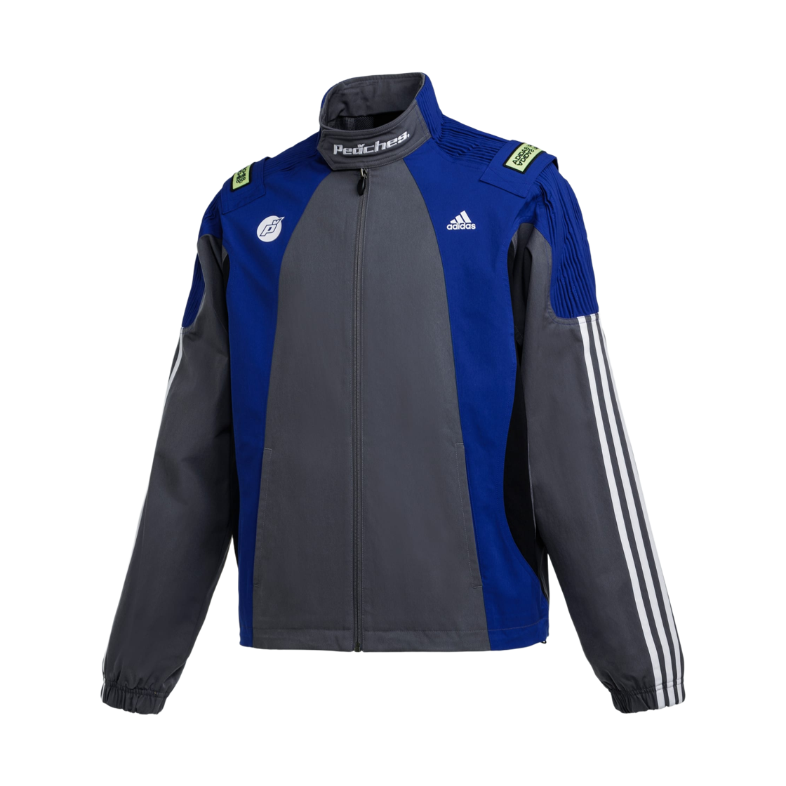 아디다스 x 피치스 레이싱 자켓 그레이 파이브 - KR 사이즈(Adidas x Peaches Racing Jacket Grey Five - KR Sizing) - 1