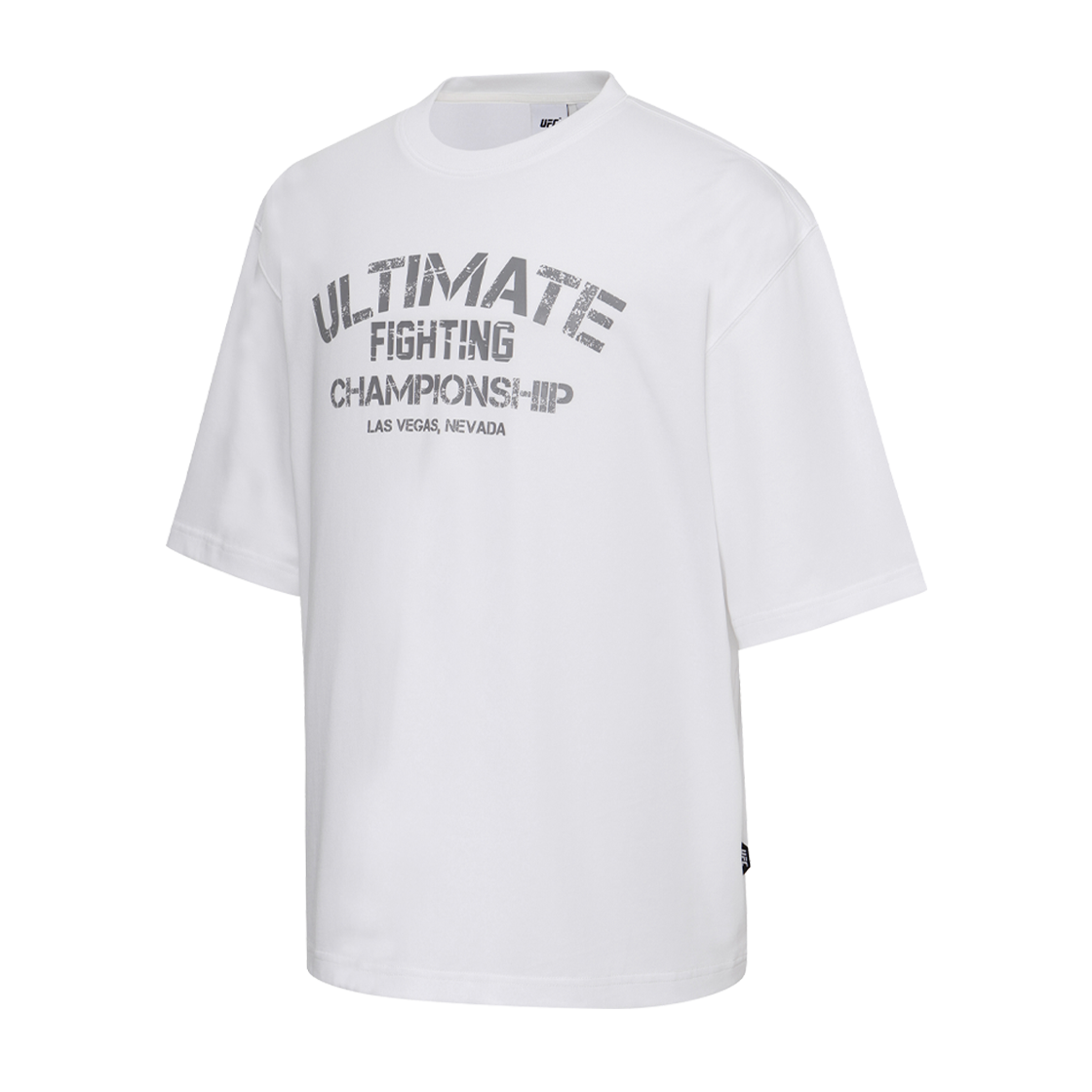 유에프씨 스포츠 얼티밋 빅로고 메가핏 반팔 티셔츠 오프 화이트 U2SSX3101OW(UFC SPORT Ultimate Big Logo Mega Oversized Fit Ss Off White) - 2