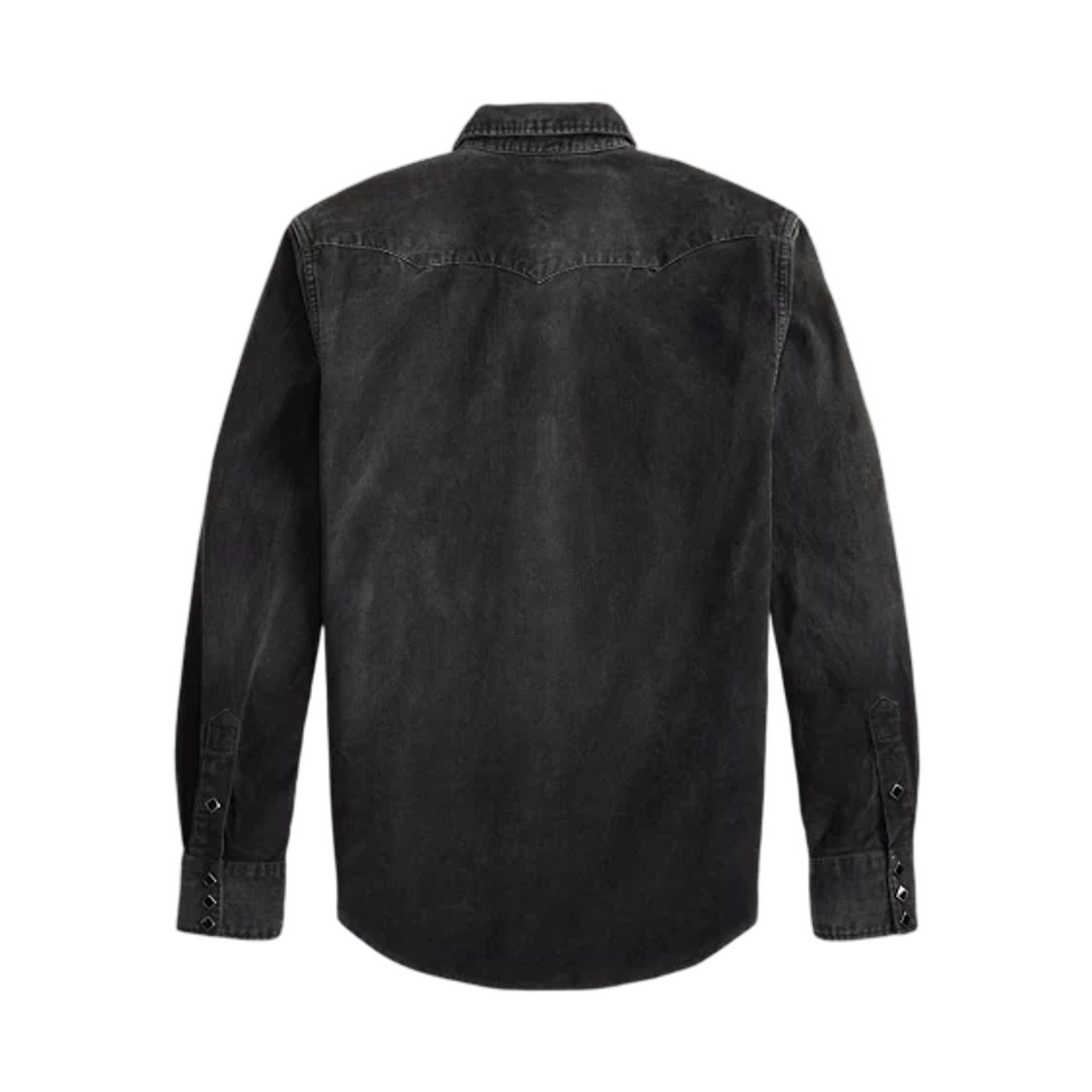 더블알엘 슬림핏 코듀로이 웨스턴 셔츠 블랙(Double RL Slim Fit Corduroy Western Shirt Black) - 2
