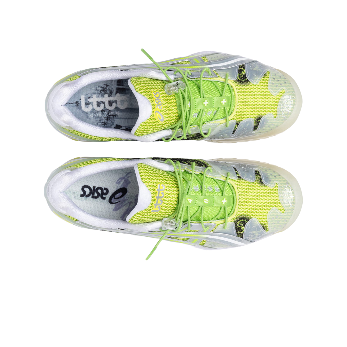 아식스 x 엘티티티 젤 레졸루션 5 패럿 그린 퓨어 실버(Asics x LTTT Gel-Resolution 5 Parrot Green Pure Silver) - 2