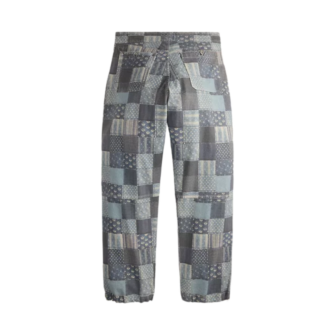 더블알엘 패치워크 프린트 저지 팬츠 네이비 멀티(Double RL Patchwork-Print Jersey Pant Navy Multi) - 2