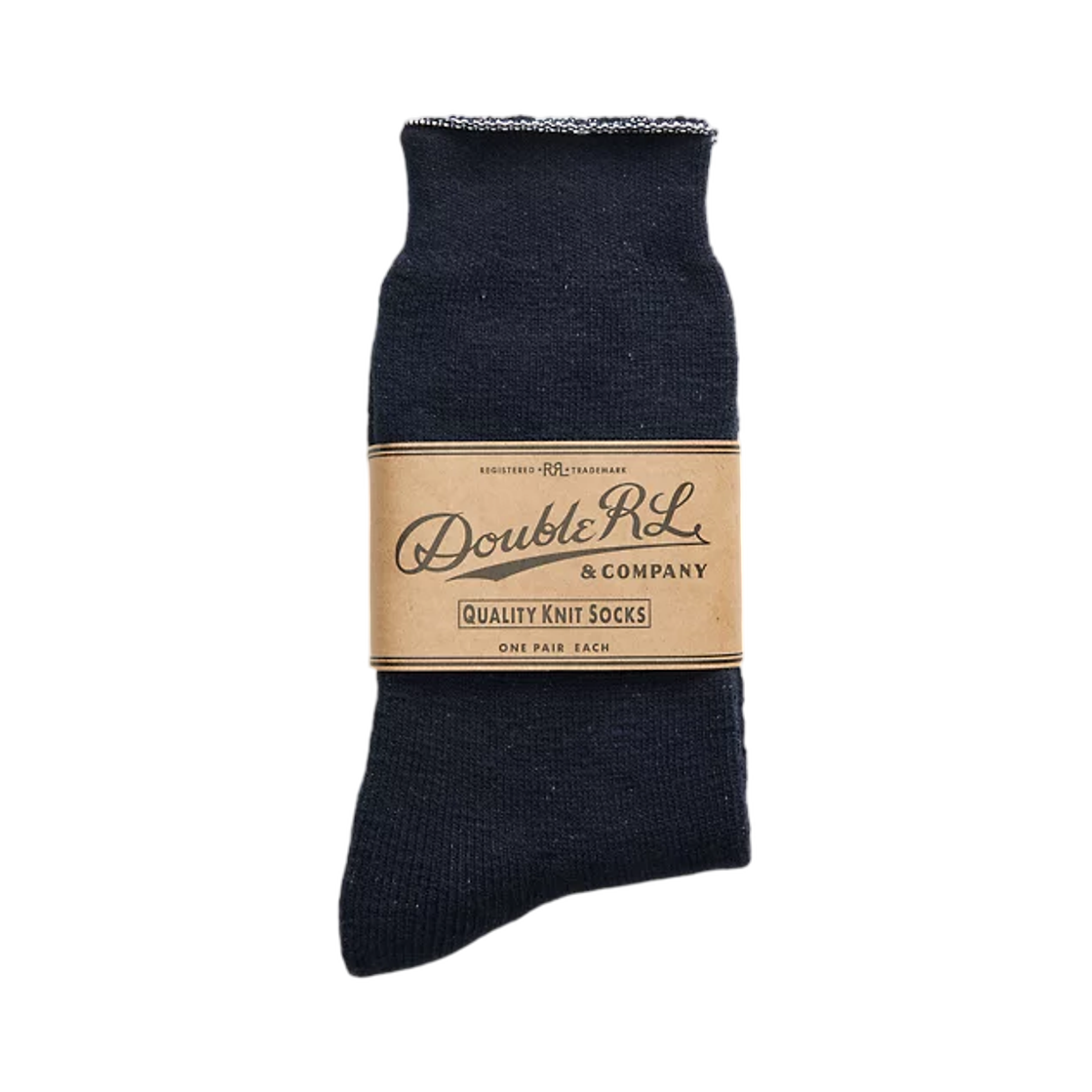 더블알엘 헤더 스트레치 코튼 블렌드 삭스 네이비(Double RL Heathered Stretch Cotton-Blend Socks Navy) - 2