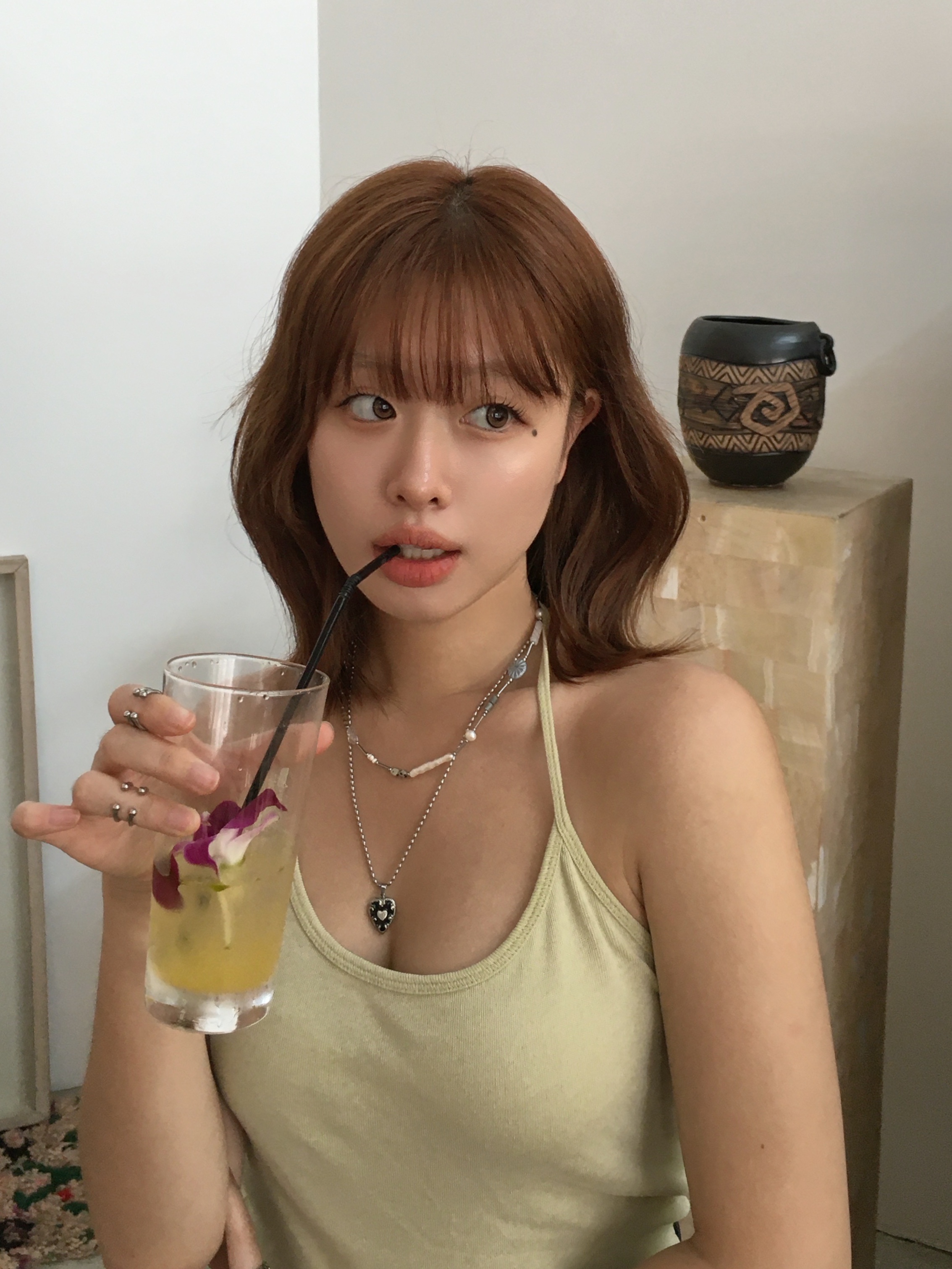 Riomeu Pinocchio Necklace 착용 스타일 - 2