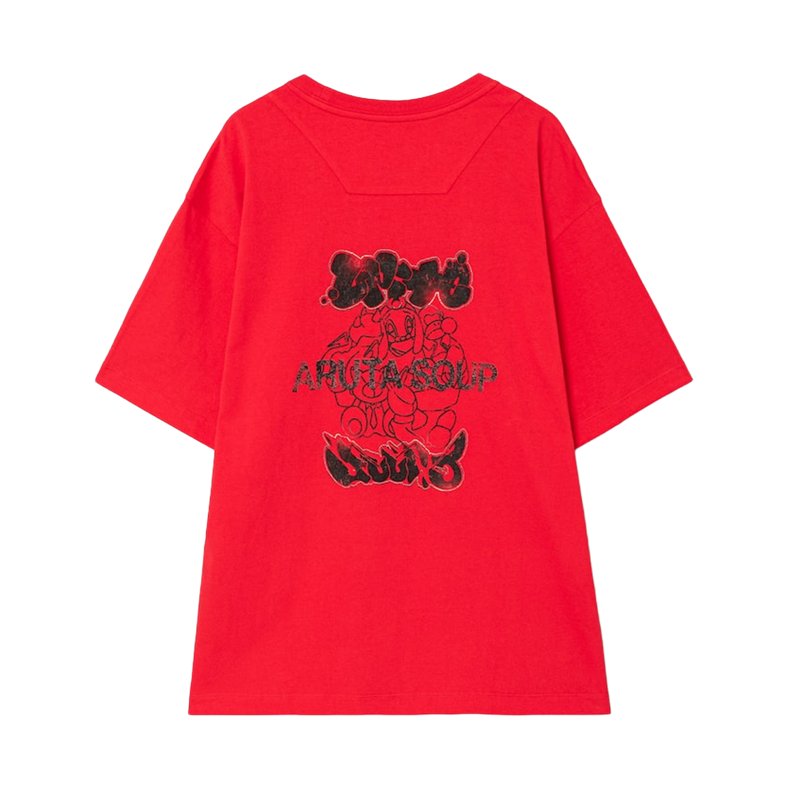 JW6742W086 JUUN.J x ARUTA SOUP Signature Overfit T-shirts Red