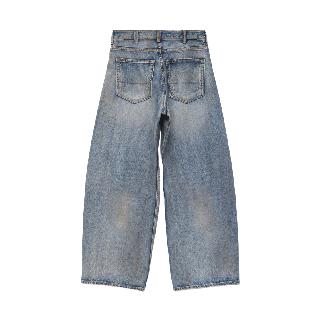 해칭룸 와이드 커브 진 페이디드 블루(Hatchingroom Wide Curve Jeans Faded Blue) - 2