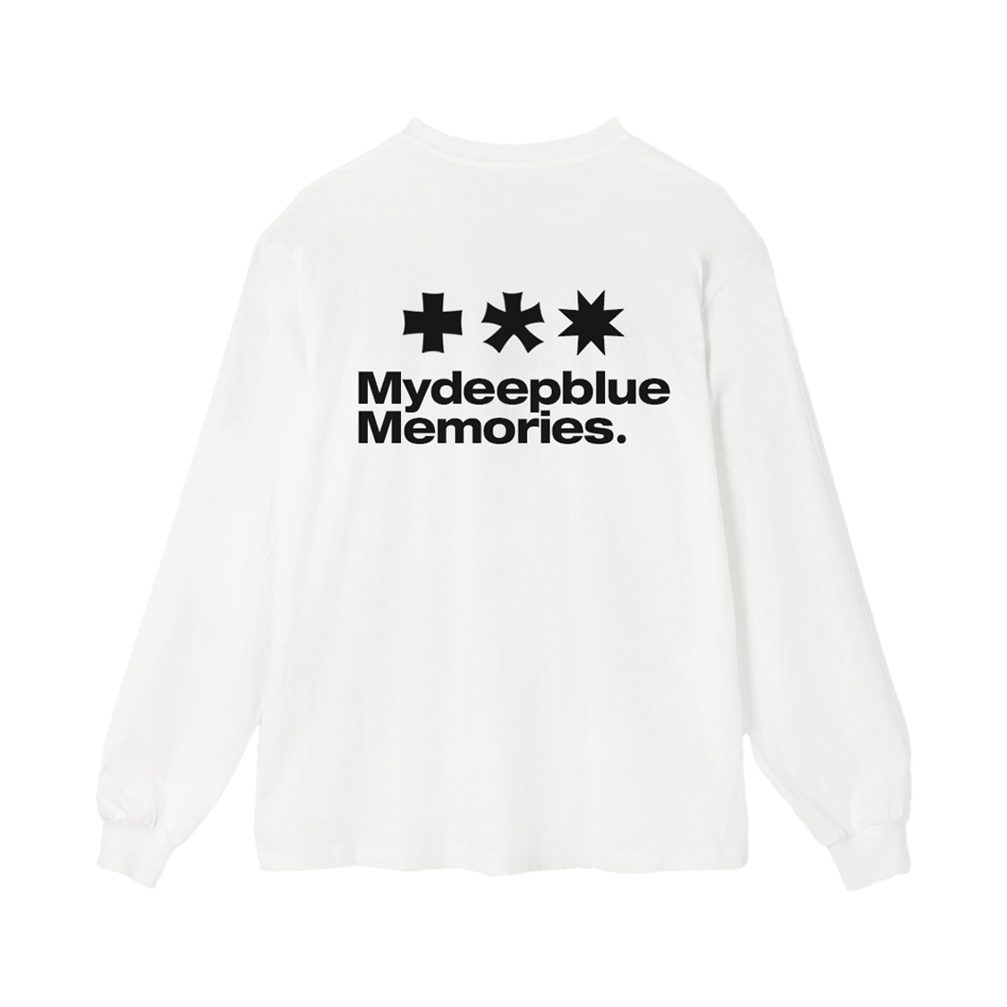 26072708 MydeepblueMemories Mm Symbol Logo Long Sleeve Twhite