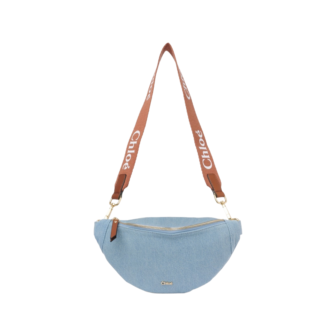 (키즈) 끌로에 벨트 백 데님 블루((Kids) Chloe Belt Bag Denim Blue)