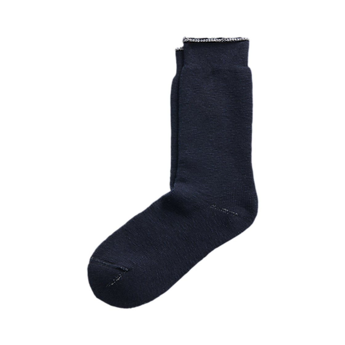 더블알엘 헤더 스트레치 코튼 블렌드 삭스 네이비(Double RL Heathered Stretch Cotton-Blend Socks Navy)