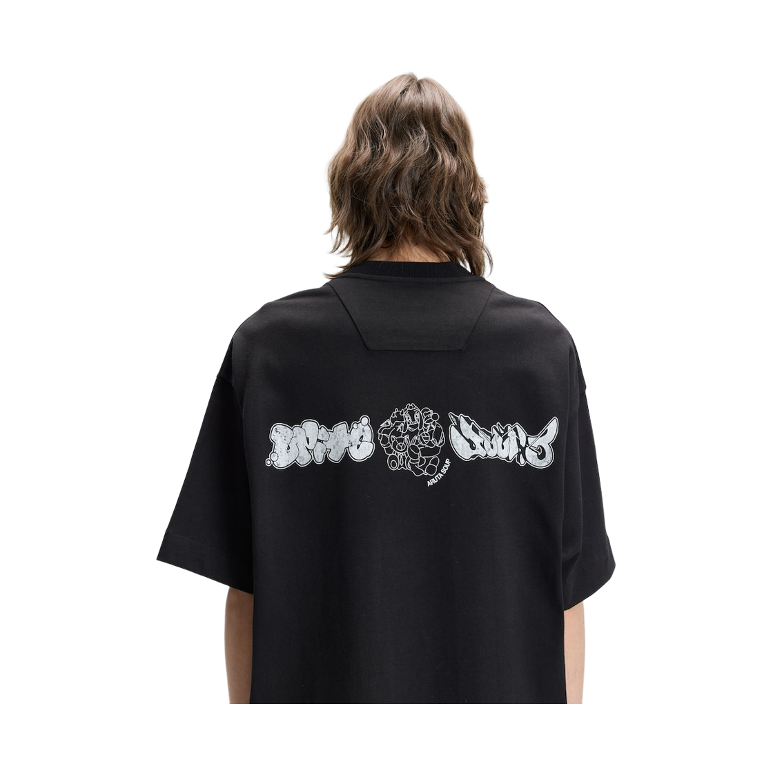 준지 x 아루타 수프 세미오버핏 숏슬리브 블랙(JUUN.J x ARUTA SOUP  Semioverfit Short Sleeve Black) - 4